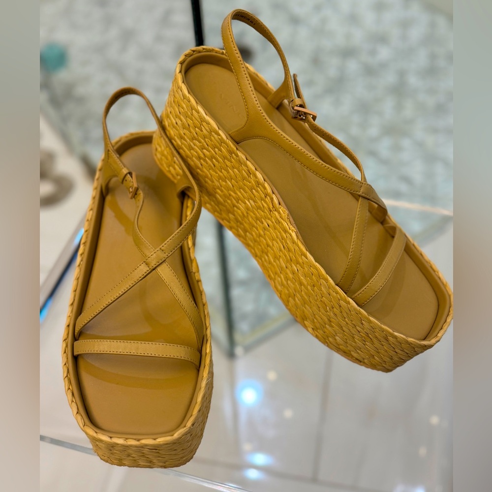 Vince Tan Platform Sandals